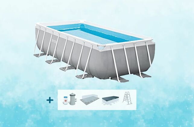 Cette piscine hors-sol tout équipée à moins de 500€ est parfaite pour cet été, ne ratez pas cette irrésistible offre !