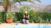 Champignons sur liner de piscine