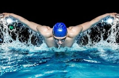 Les championnats de France de natation