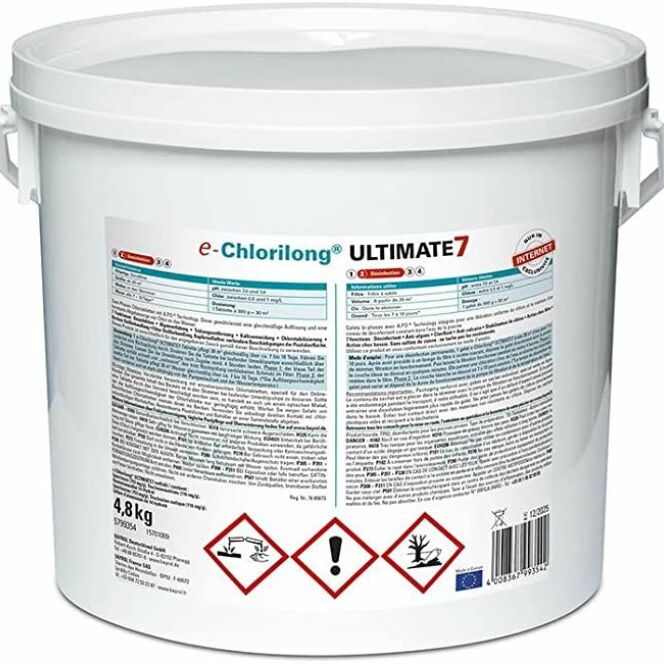Chlore 7 Actions e.Chlorilong Ultimate 7 4,80kg  © Bayrol