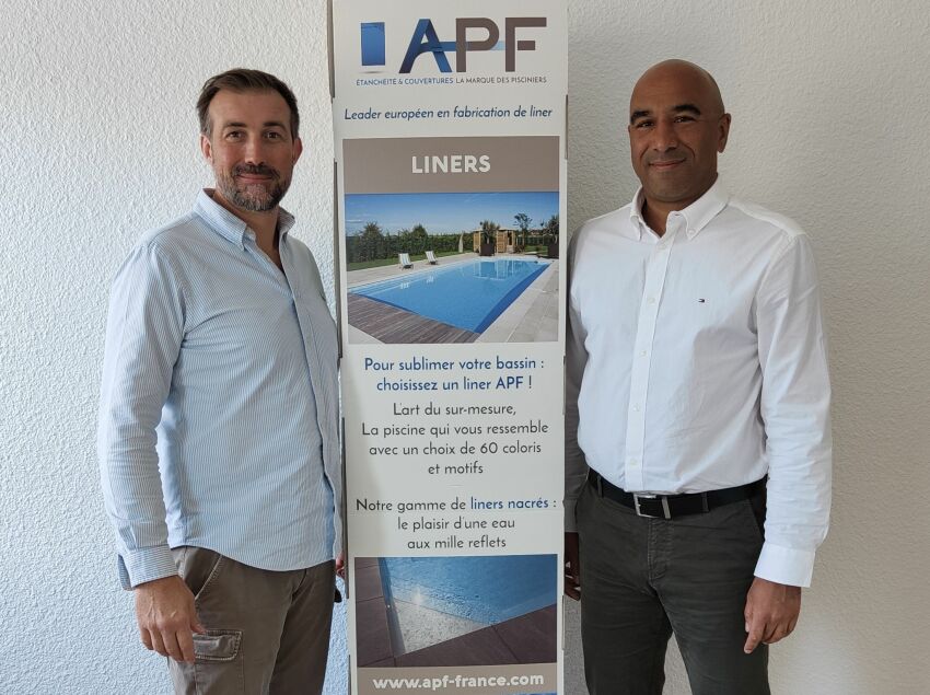Clément Chapaton (à gauche), dirigeant d'APF et Wilfried Vaity (à droite), Directeur Marketing et Ventes Export&nbsp;&nbsp;