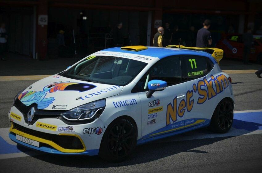 Clio IV 240CV de Corentin Tierce pour la Clio Cup&nbsp;&nbsp;