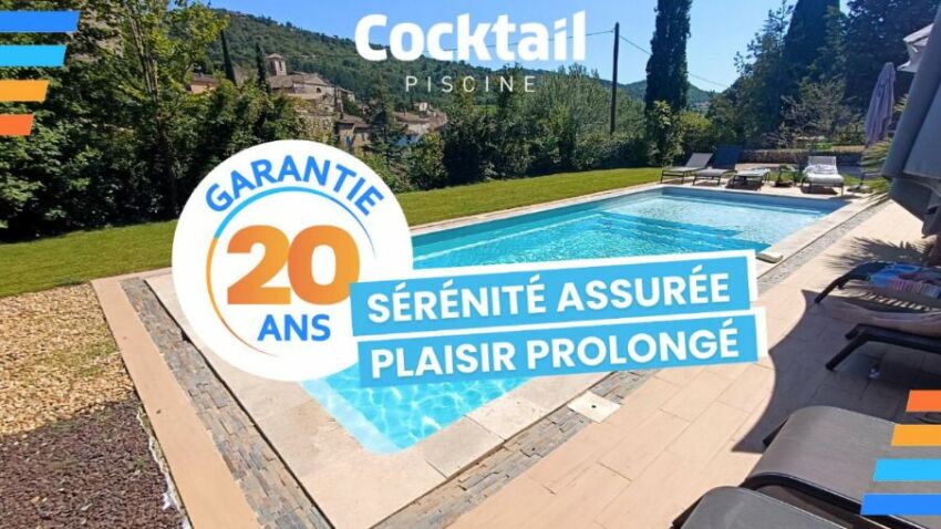 Cocktail Piscine lance une garantie exceptionnelle de 20 ans 