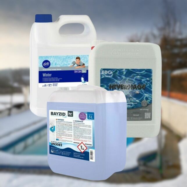  Les meilleurs produits liquides pour préparer sereinement l'hivernage de votre piscine !