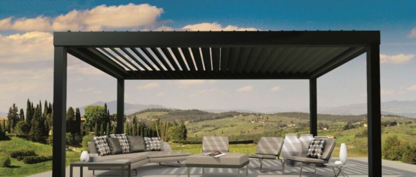 Concept Alu présente « LA » pergola&nbsp;&nbsp;