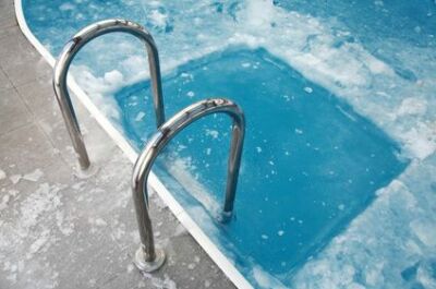Couche de glace sur une piscine : que faire ?