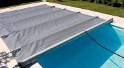 Couverture de piscine à barres : solide et résistante
