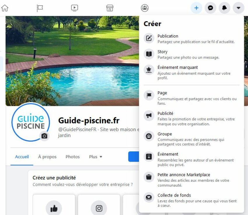 Créer votre page Facebook ! 