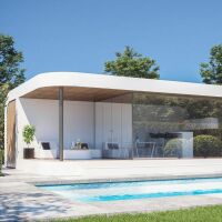 7 pool house design pour se détendre à proximité de la piscine
