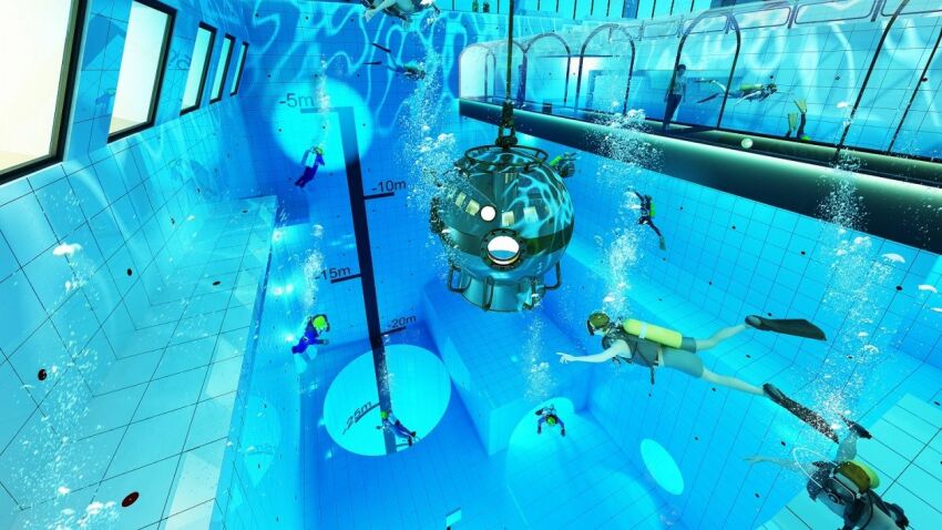 Deepspot : la piscine la plus profonde du monde
&nbsp;&nbsp;