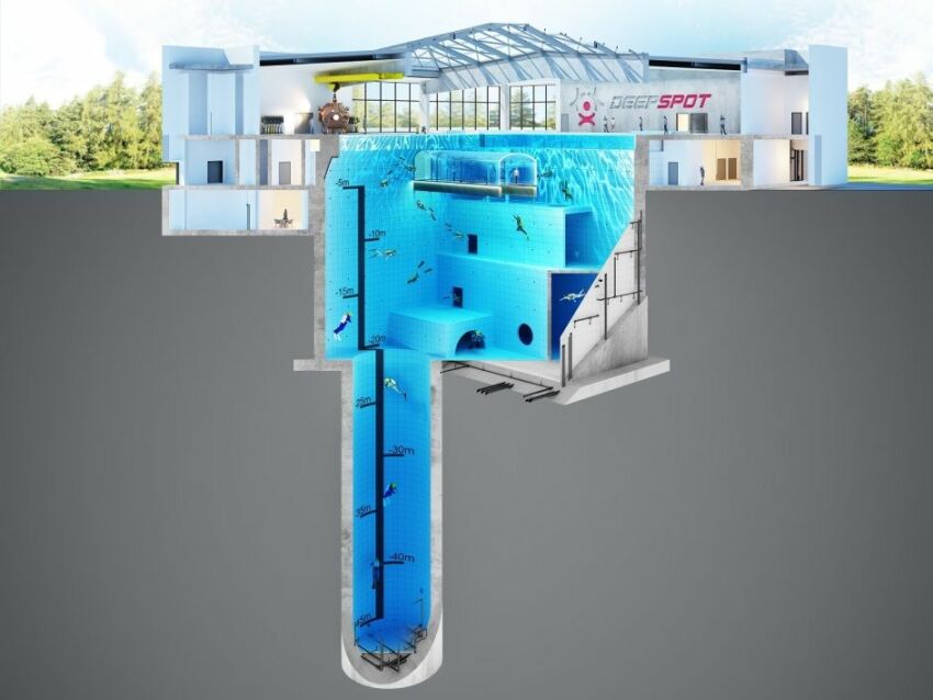 Deepspot : la piscine la plus profonde du monde 