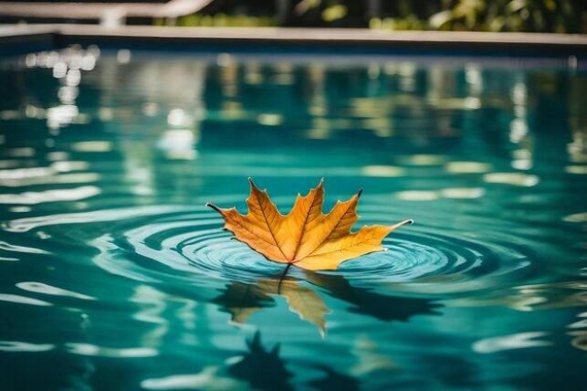 Des feuilles mortes dans votre piscine 