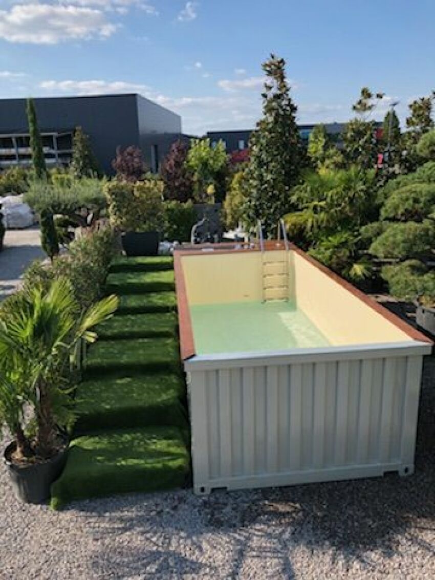 Des piscines à partir de containers maritimes&nbsp;&nbsp;