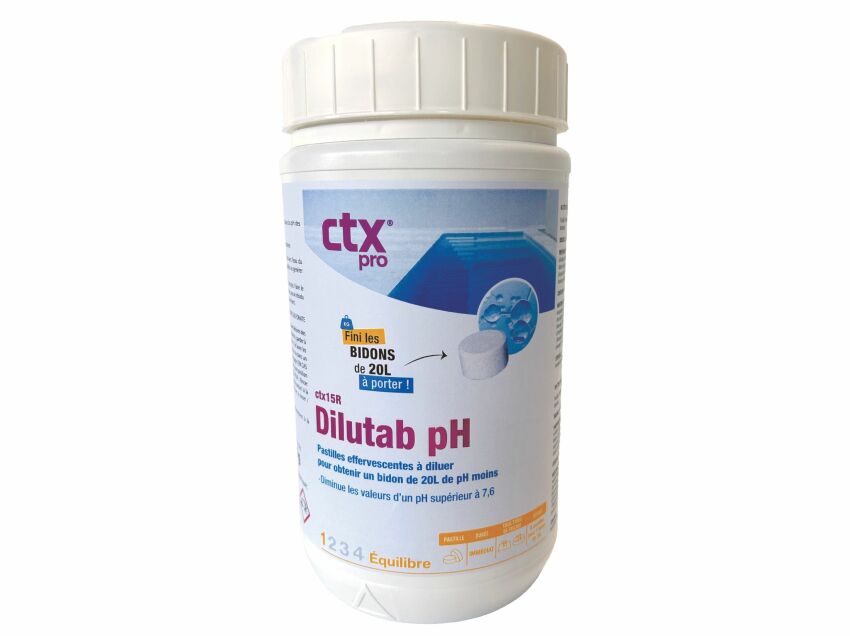 DILUTAB pH, nouvelle solution ingénieuse pour le traitement de l’eau des piscines par CTX® Pro&nbsp;&nbsp;
