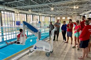 Le Centre Aquatique de Vendôme s’équipe d’un dispositif de mise à l’eau Axsol
