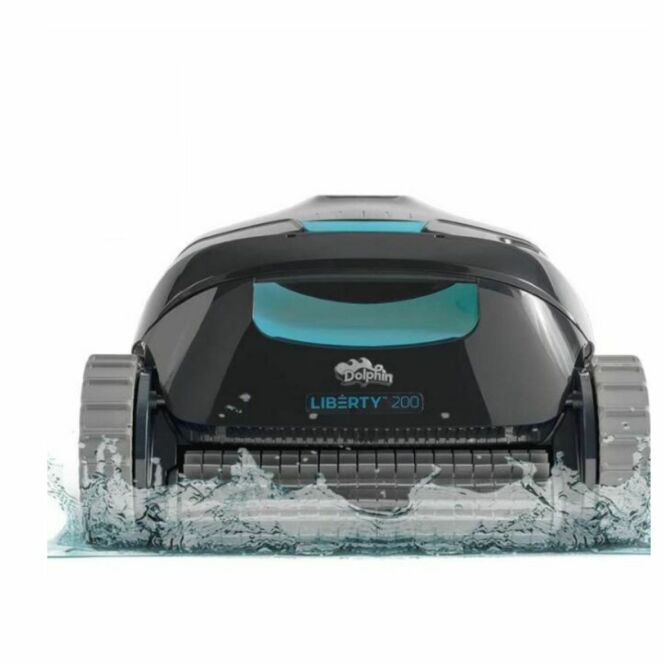 Le robot Dolphin Liberty par Maytronics assure un nettoyage autonome efficace pour votre piscine. © Dolphin par Maytronics