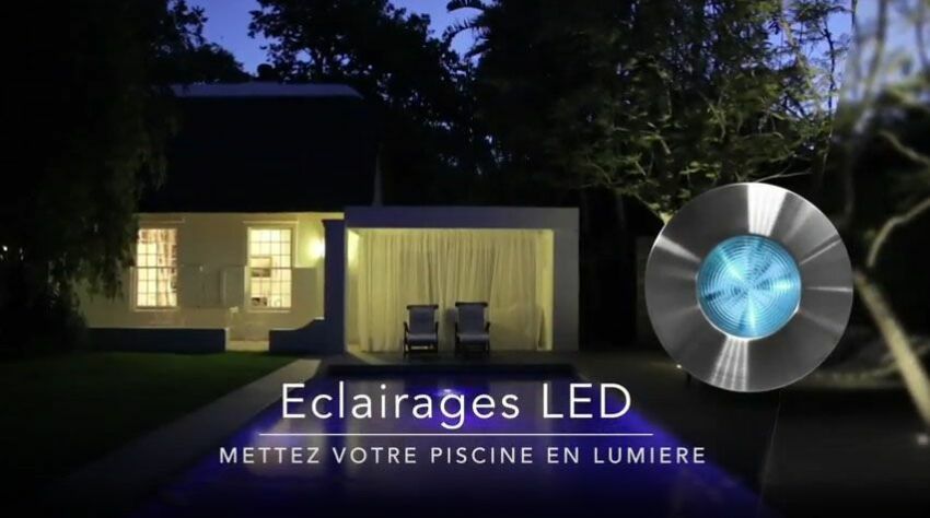 Eclairages LED pour piscines&nbsp;&nbsp;