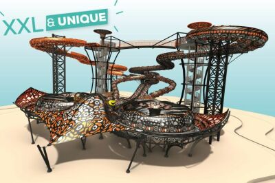 Nouvelle réalisation : EDSUN introduit le toboggan Stingrayau parc aquatique O'Gliss Park
