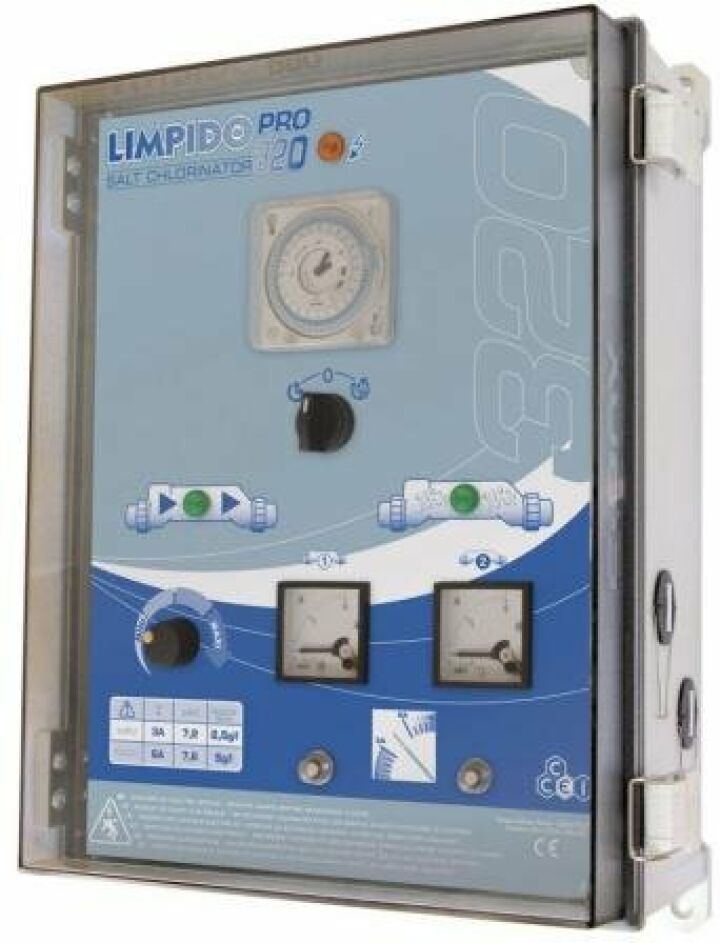 Electrolyseur de sel électromécanique piscine Limpido Electrolyseur de sel électromécanique piscine Limpido