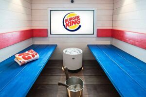 En Finlande, on peut manger Burger King au sauna
