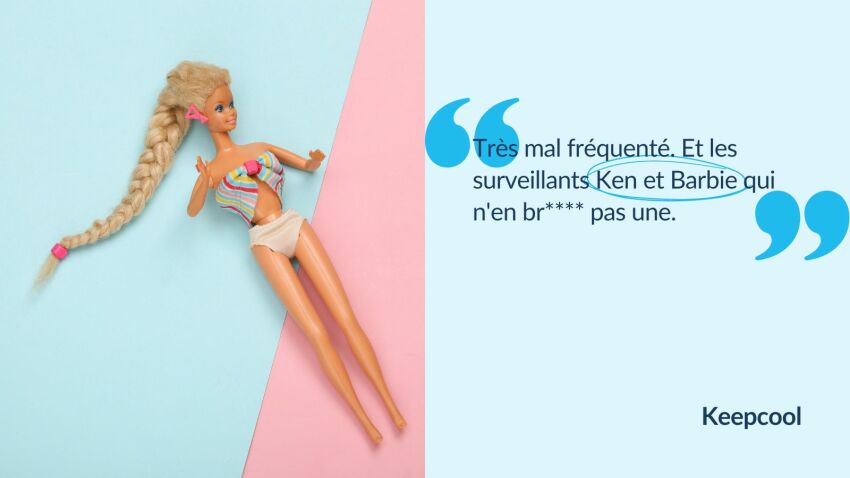 Entre "la garde-robe" et "le plongeoir", alerte aux surveillants façon Ken et Barbie&nbsp;&nbsp;