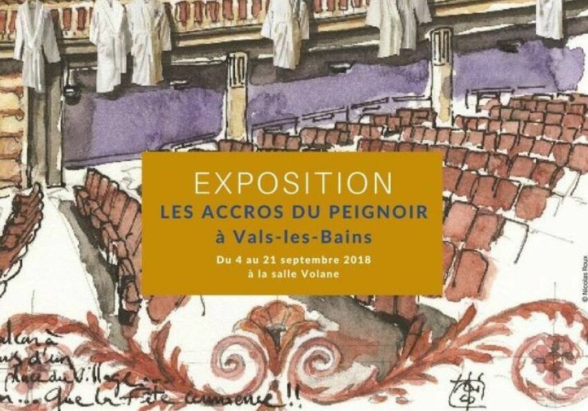 Exposition des Accros du Peignoir à Vals-les-Bains&nbsp;&nbsp;