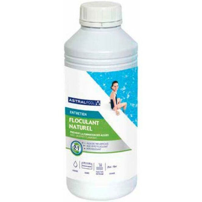 Floculant Piscine Naturel Au Chitosan 1L - Clarifiant Biodégradable Pour Eau Cristalline Sans Chimie Agressive