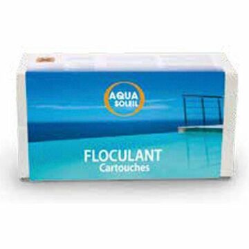 Floculant piscine Aqua Soleil 8 cartouches de 125 gr - 704301