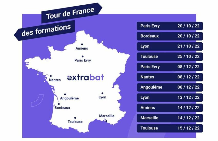 Formations : Extrabat renouvelle son Tour de France en 2022
&nbsp;&nbsp;