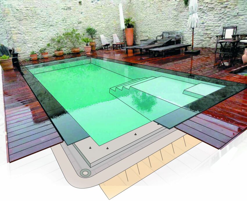 Génération Piscine : une piscine coque miroir dans votre jardin&nbsp;&nbsp;