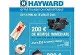 Hayward : Profitez de l'Offre Transition Énergétique 2024