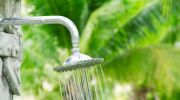 Installation d’une douche d’extérieur