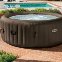 Installation d'un spa gonflable