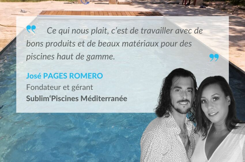  Le slogan du piscinier : « Sublimez votre extérieur »&nbsp;&nbsp;