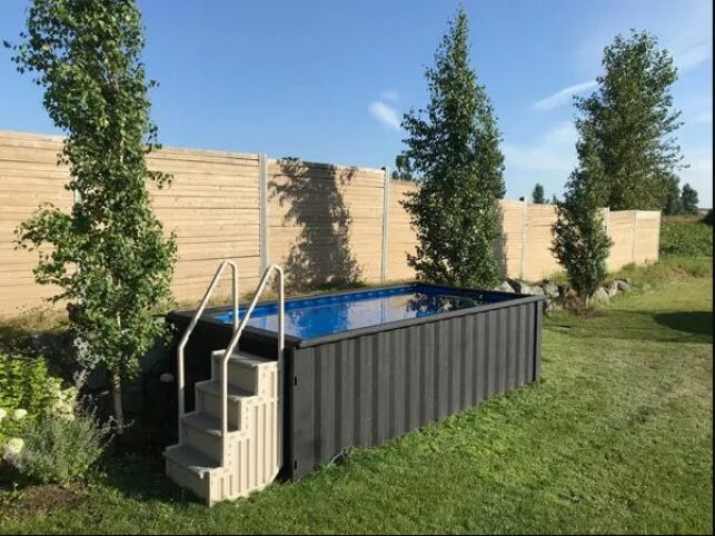 La piscine container vous expose aux taxes selon sa mise en place