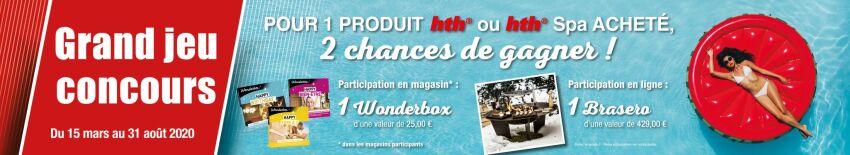 Jeu concours hth®: tentez de remporter un Brasero et des Wonderbox !&nbsp;&nbsp;