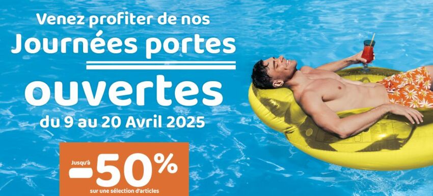 Journées Portes Ouvertes PISCINES HydroSud : du 9 au 20 avril 2025 