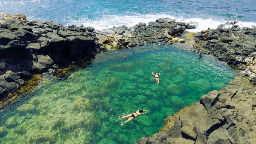 Kipu Falls, l'une des plus belles piscines naturelles du monde. &nbsp;&nbsp;