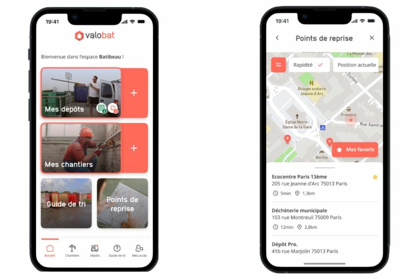 l'application Valodépôt, un outil pour les professionnels de la piscine et du bâtiment&nbsp;&nbsp;