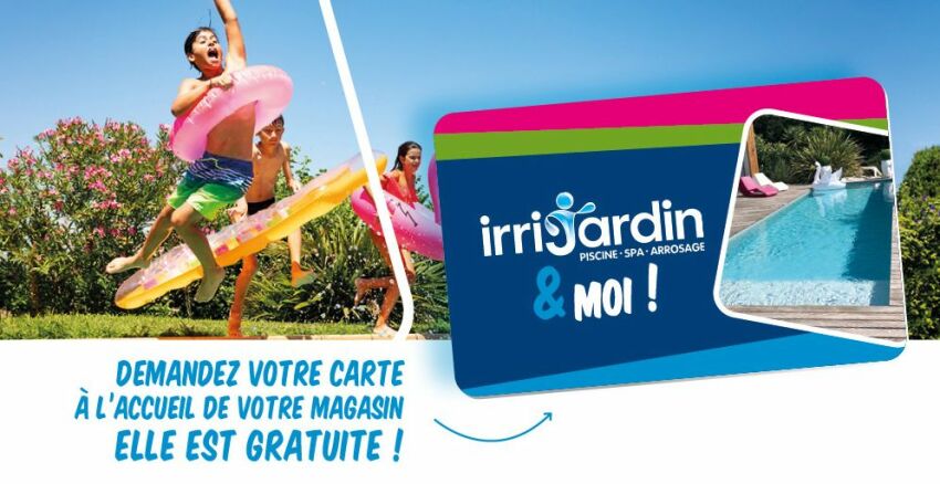 La carte de fidélité arrive chez Irrijardin
&nbsp;&nbsp;