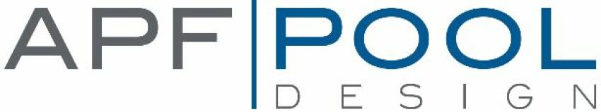 Le logo d'APF Pool Design adopte des codes graphiques plus contemporains&nbsp;&nbsp;
