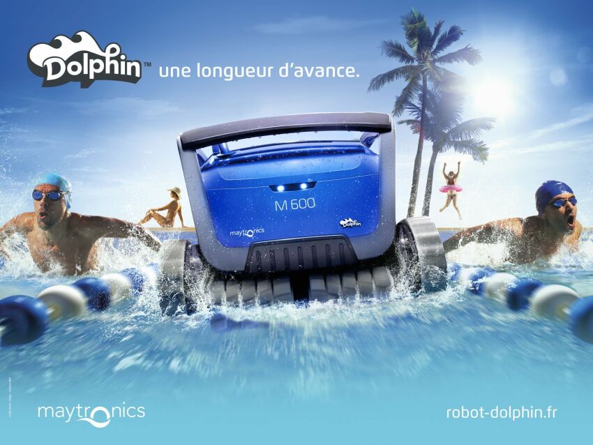 La marque de robots de piscine Dolphin lance sa campagne "Une Longueur d'Avance"&nbsp;&nbsp;