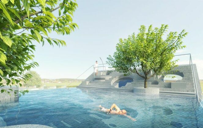 La piscine de la Y-House © MVRDV - Architectural Digest