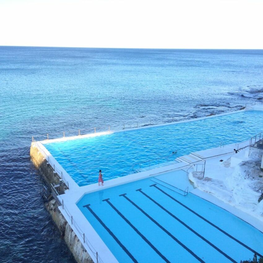 La piscine du Bondi Icebergs Club par temps calme&nbsp;&nbsp;