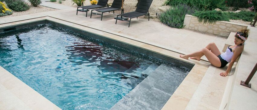 La piscine qui a permis à Matthieu Scanzi de remporter le titre de Meilleur Ouvrier de France en 2019&nbsp;&nbsp;