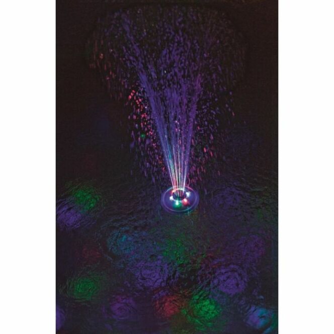Ce design simple cache une fontaine lumineuse parfaite pour votre bassin © Bestway