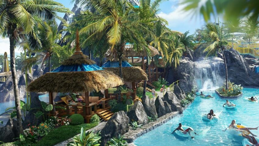 Lazy River à Volcano Bay 