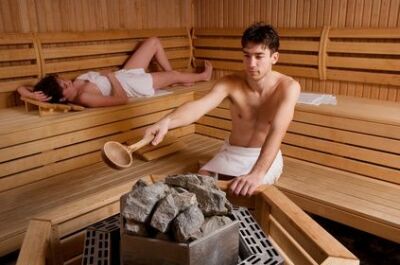 Le chauffage d’un sauna