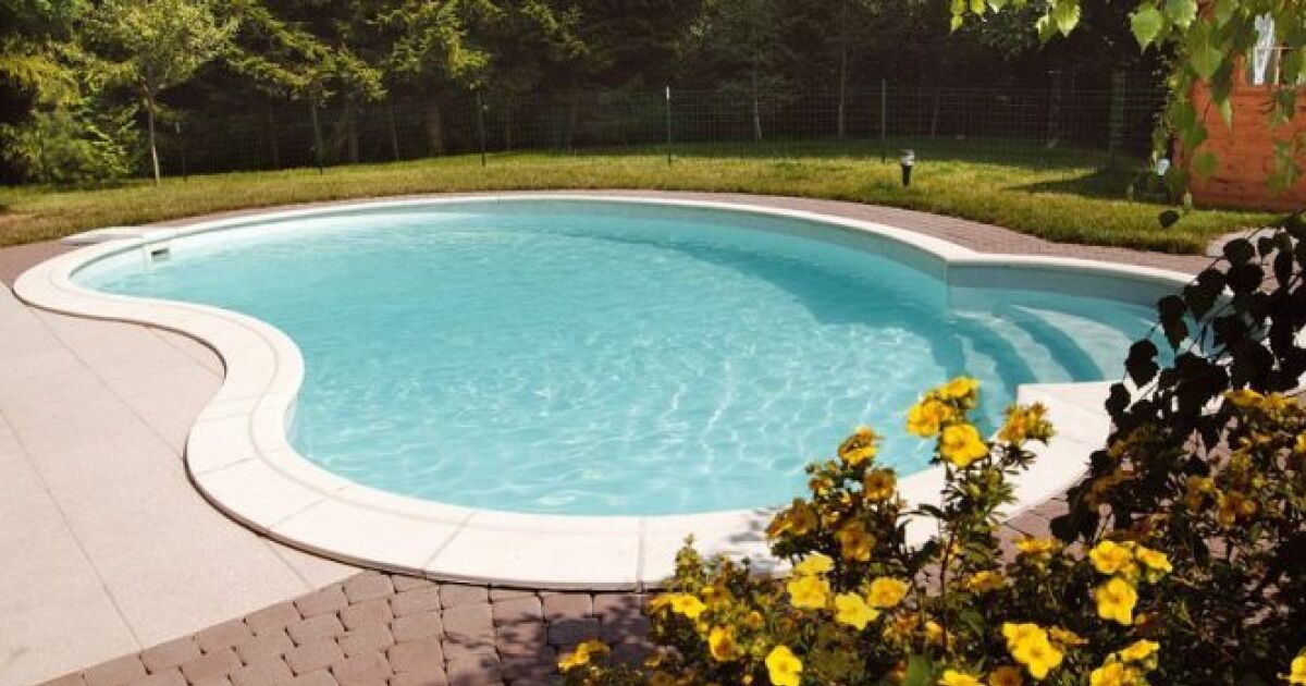 piscine gonflable haricot