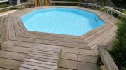 Le deck de piscine